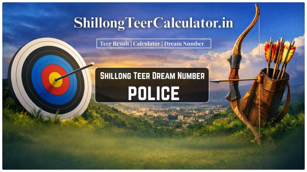 Shillong Teer Dream Number for Police